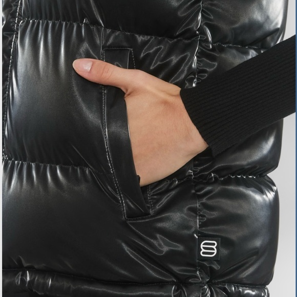 ARITZIA The Super Puff Vest Liquid Shine S Small NWT New - Picture 3 of 10